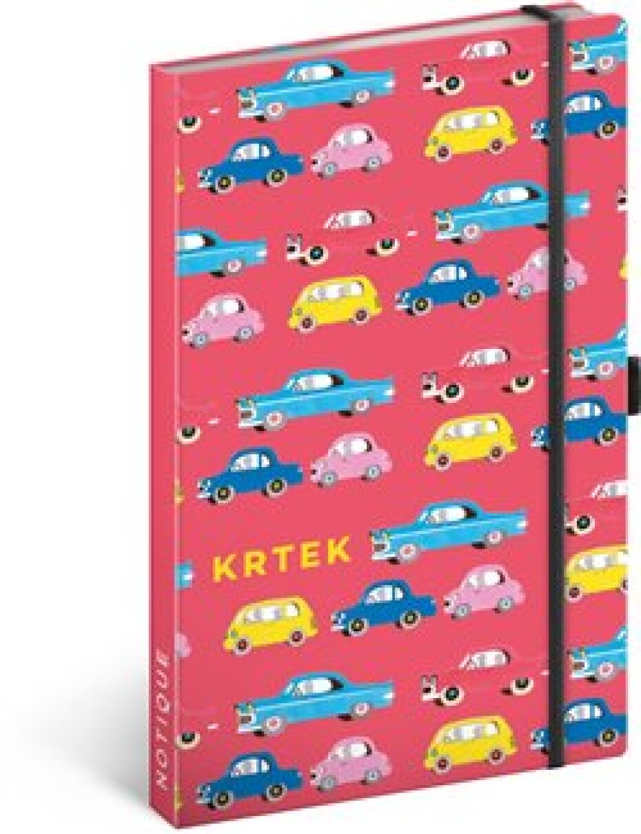 Notes Krtek Auta, linkovaný, 13 × 21 cm - main (0)
