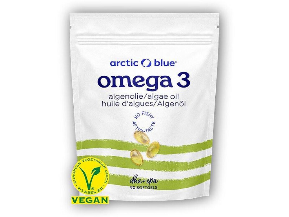 Arctic blue Vegan Omega 3 Algae 90 kapslí (420mg DHA 140mg EPA) - main (0)