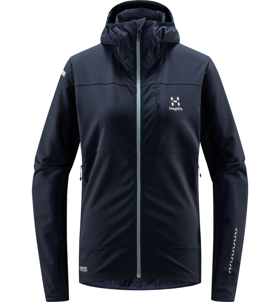 Dámská bunda Haglöfs  L.I.M Hybrid softshell Tarn blue/Frost blue M - main (0)