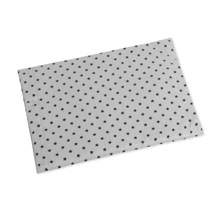 Bellatex Polštář pro kojence do postýlky Hvězdičky šedá, 43 x 32 cm - main (0)