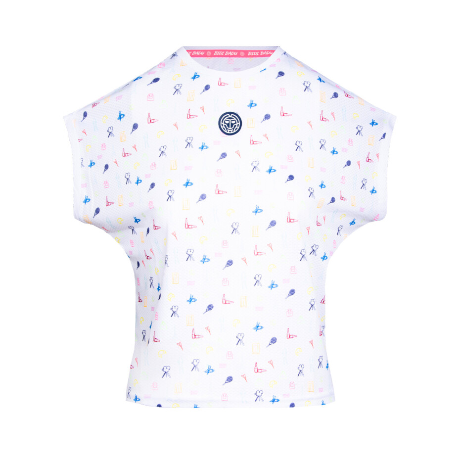 Dámské tričko BIDI BADU  Majira Tech Tee White, Mixed M - main (0)