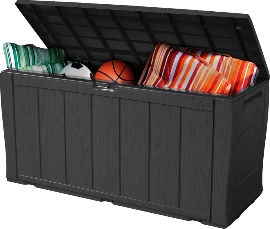 KETER Úložný box WOODSHER | antracit 270L - main (2)