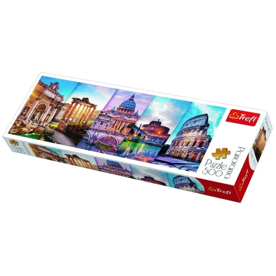 Trefl Cestování po Itálii koláž 29505 500 dílků - main (1)
