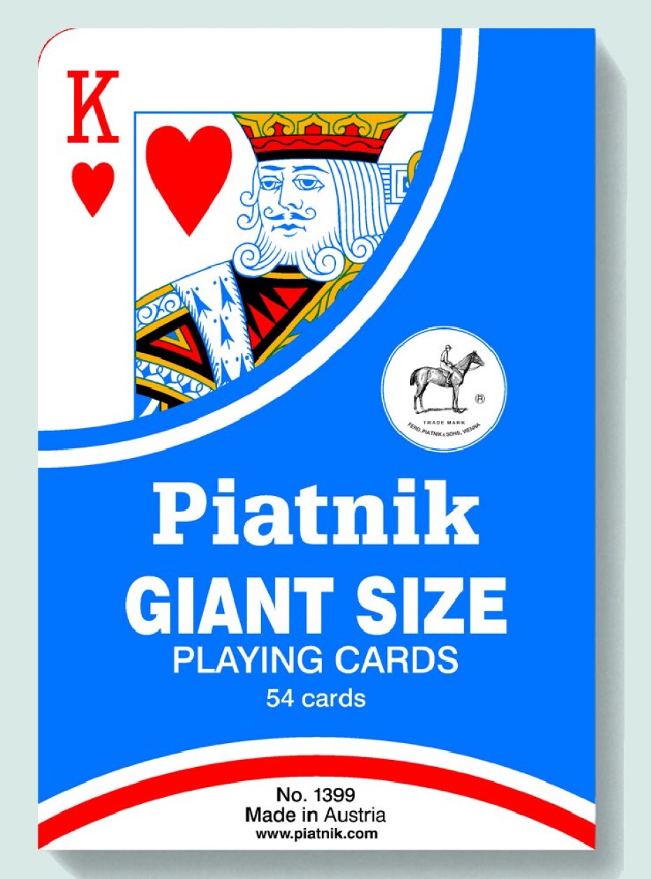 Piatnik Bridž Extra velké karty (formát A5) - main (0)