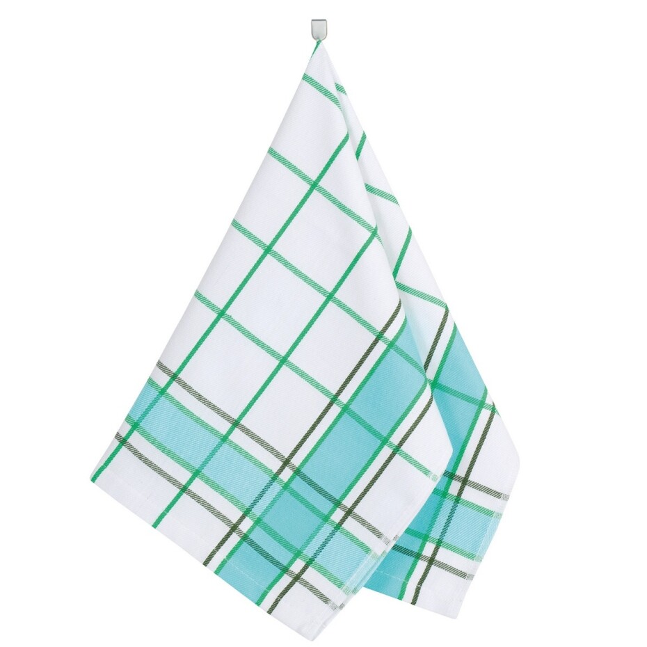 Bellatex Kuchyňská utěrka Kostka tyrkysová, 50 x 70 cm - main (0)