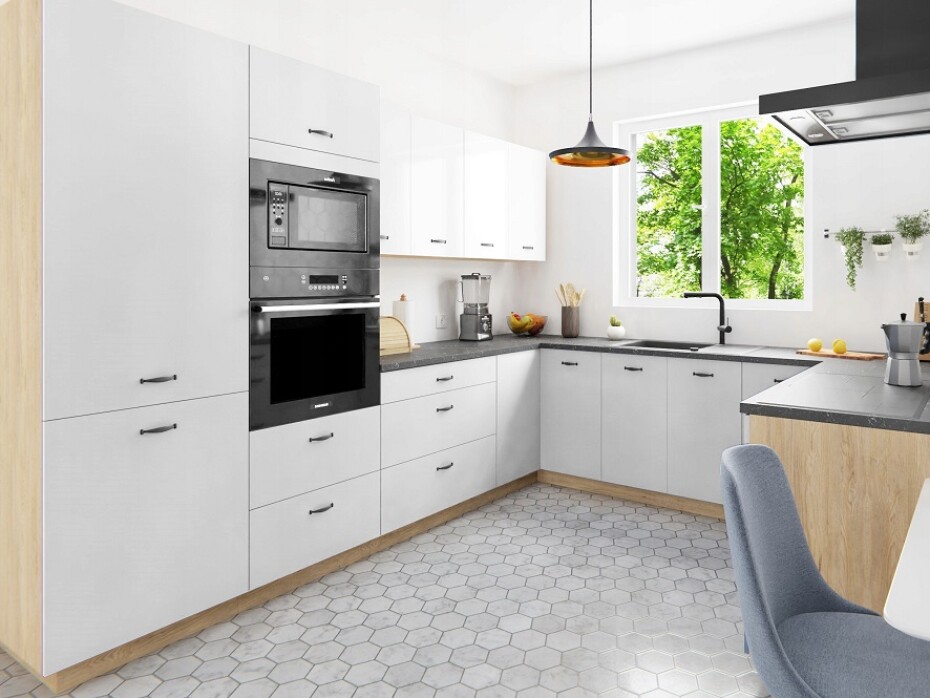 ArtExt Kuchyňská skříňka horní SILVER | W2 60 Barva korpusu: Černá - main (9)