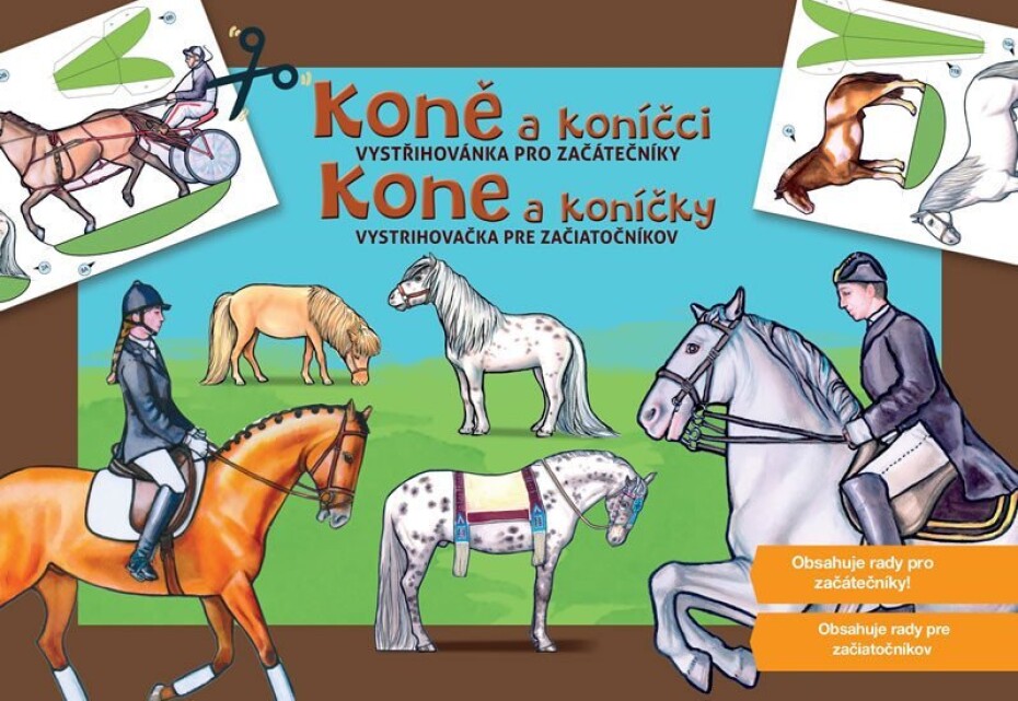 Koně a koníčci - Vystřihovánky pro začátečníky - main (0)