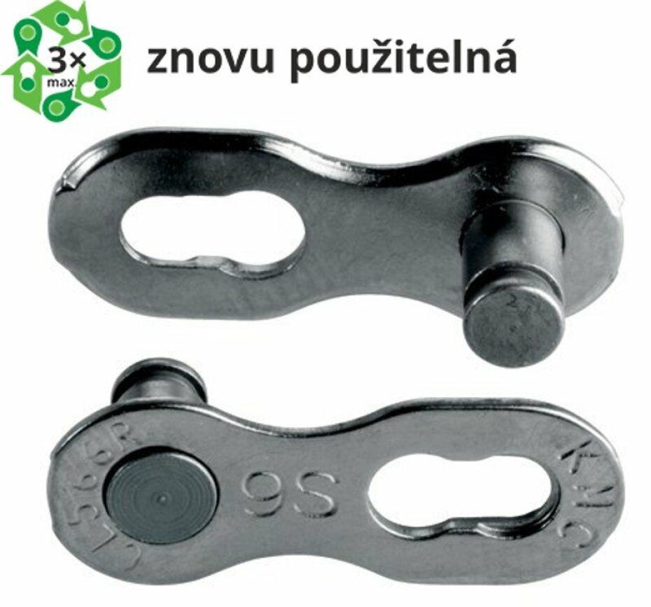 Kmc spojka řetězu 9 speed EPT, balení 2 ks, cena za balení - main (0)