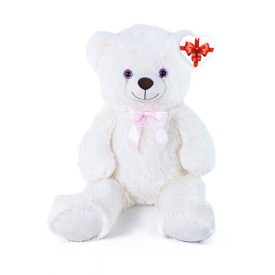 Rappa Velký plyšový medvěd Lily krémový, 78 cm, s visačkou - main (0)