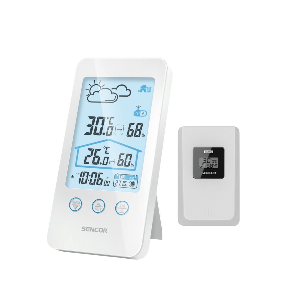 SWS 3000 W Meteostanice s bezdrátovým senzorem Sencor - main (0)