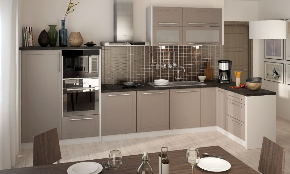 ArtExt Kuchyňská skříňka vysoká, D14 / RU / 2M 284 Quantum Barva korpusu: Grey - main (5)
