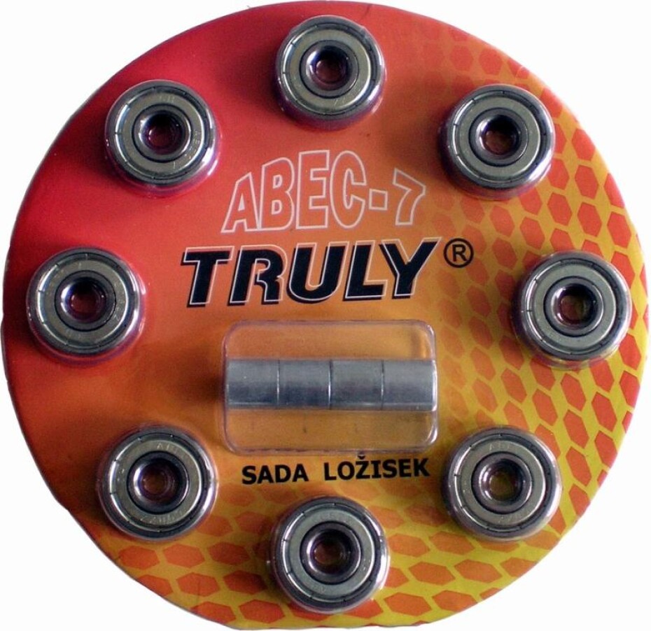 Rulyt Sada ložisek Truly Abec 7 - Carbon/8ks - main (0)