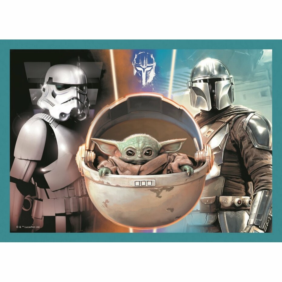 Trefl Puzzle Mandalorian a jeho svět 4v1 35, 48, 54, 70 dílků - main (0)