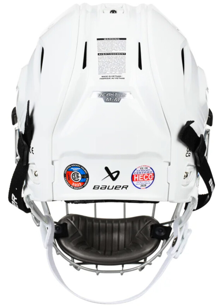 Hokejová helma Bauer RE-AKT 85 Combo White Senior S - main (1)