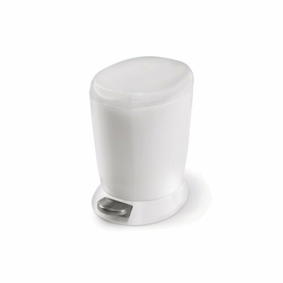 Simplehuman Pedálový koš Slim 6 l, bílá - main (1)