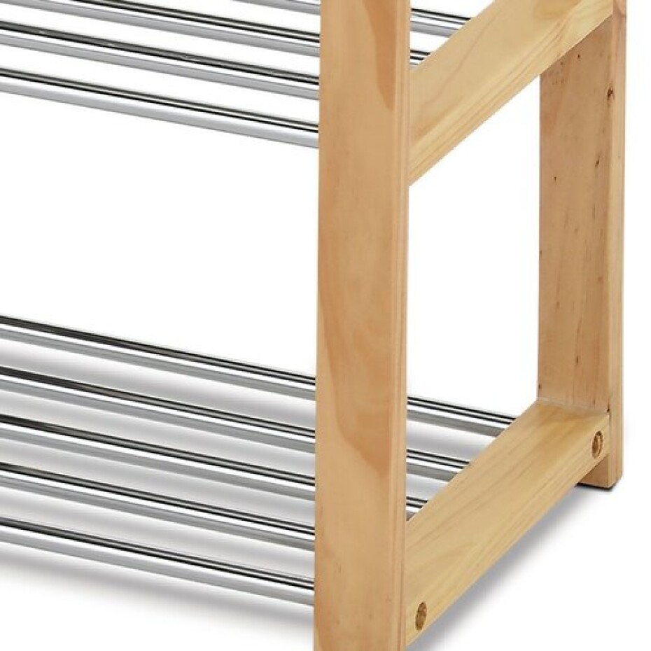 Botník 4 patra, přírodní, 80 x 30 x 73 cm - main (2)
