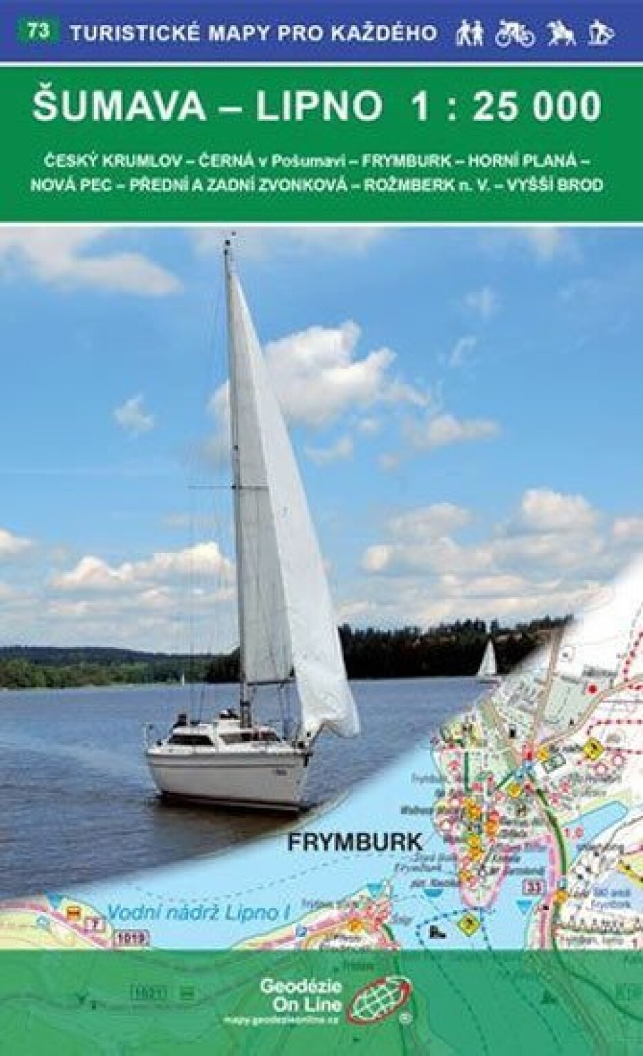 Šumava Lipno 1:25 000 / 73 Turistické mapy pro každého - main (0)