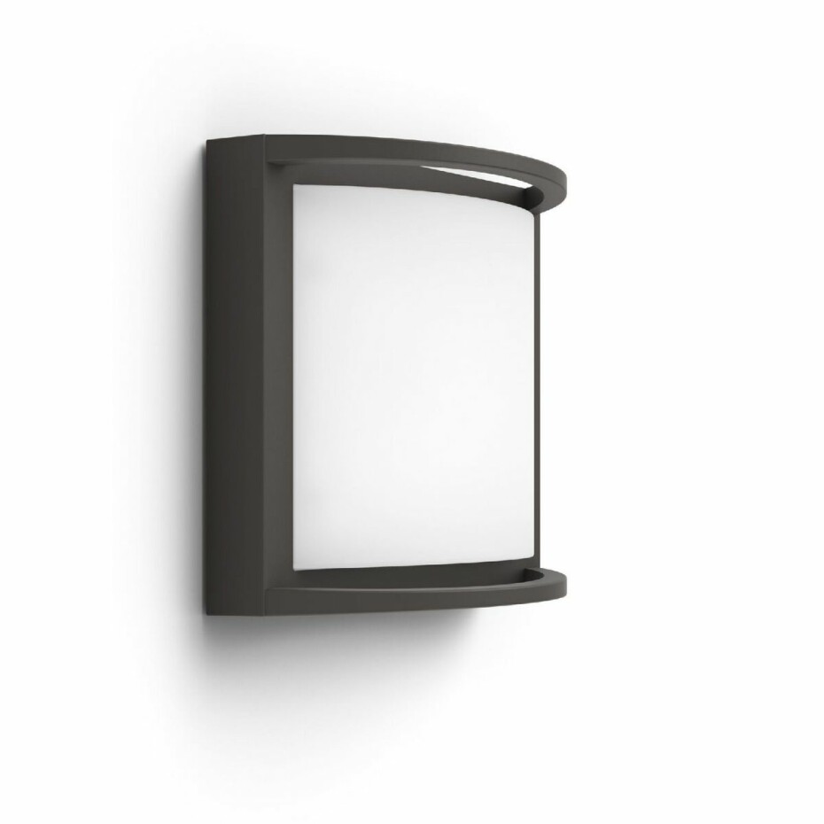 Philips Samondra UltraEfficient venkovní nástěnné LED svítidlo 3,8W 2700K, antracitová - main (1)
