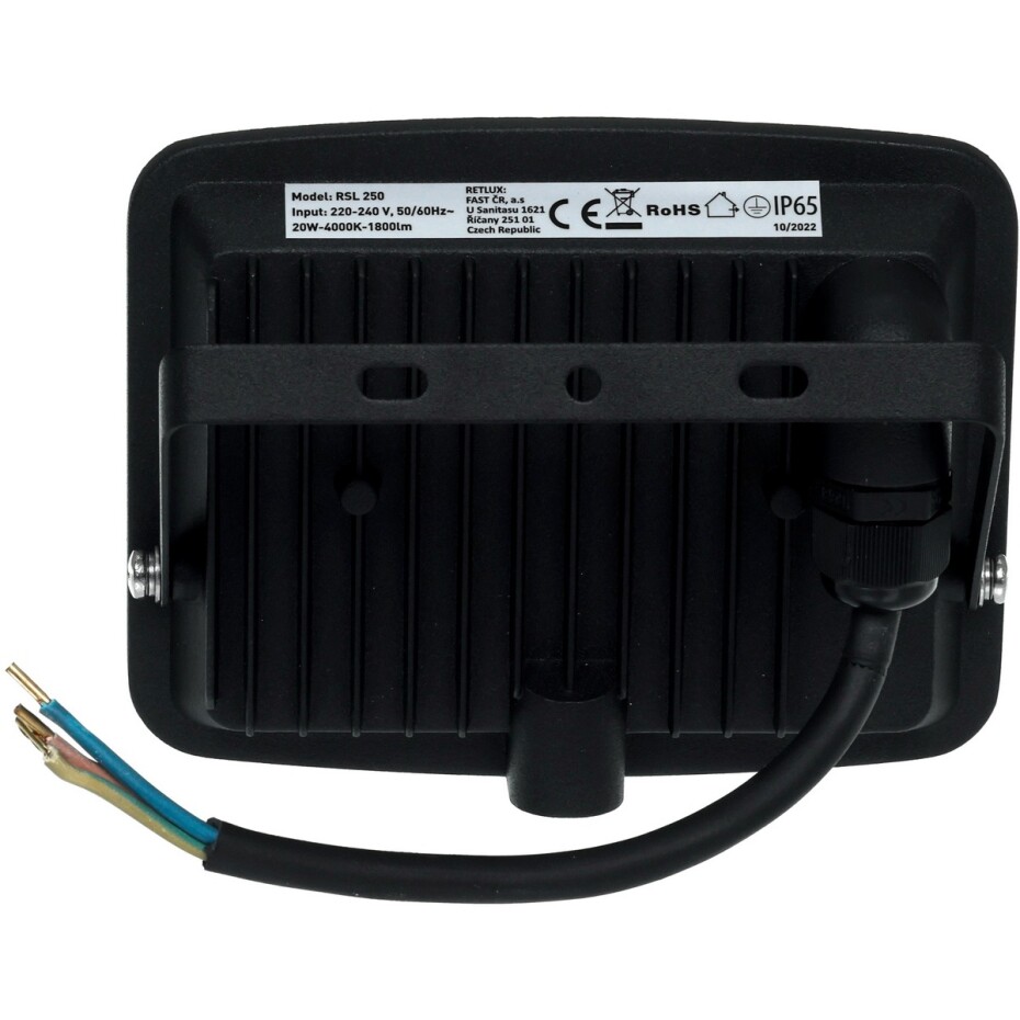 Retlux RSL 250 LED reflektor, 133 x 104 x 47 mm, 20 W, 1800 lm - main (6)