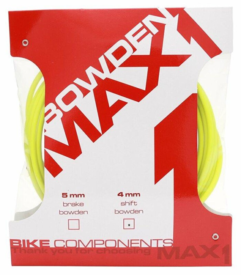 Max1 bowden 4 mm fluo žlutá balení 3 m - main (0)