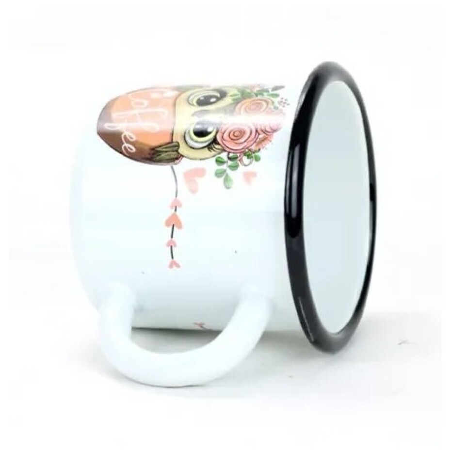 Belis Smaltovaný hrnek Sova coffee, 7 cm, 0,25 l - main (3)