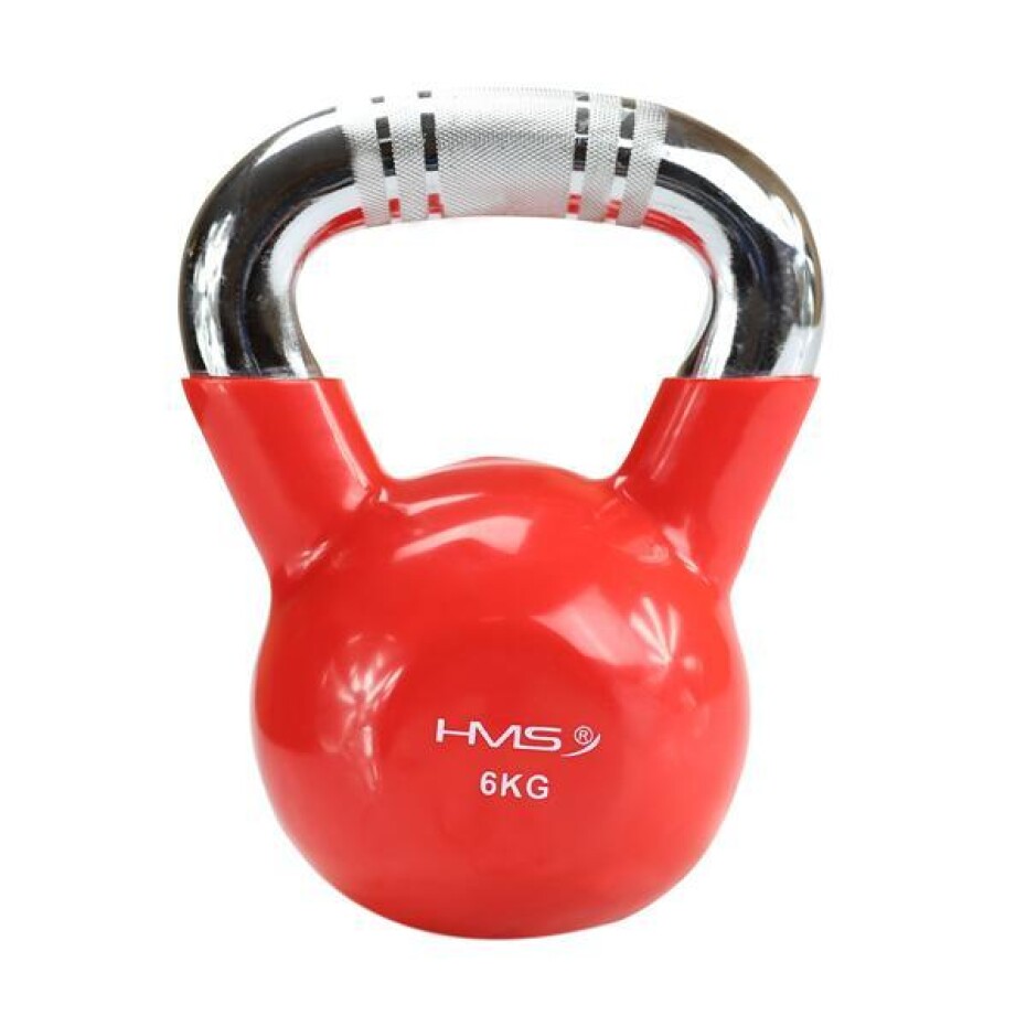 HMS Kettlebell s chromovaným úchopem KTC 6 kg červený - main (0)
