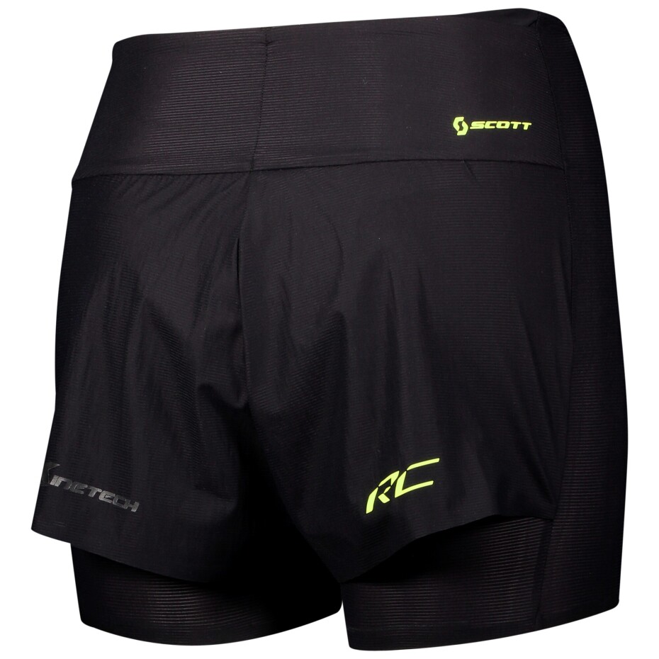 Dámské šortky Scott  Hybrid Shorts RC Run Black/Yellow - main (1)