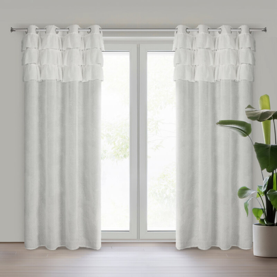 ArtFir Závěs AGIS 2 K | bílá 140 x 250 cm - main (0)