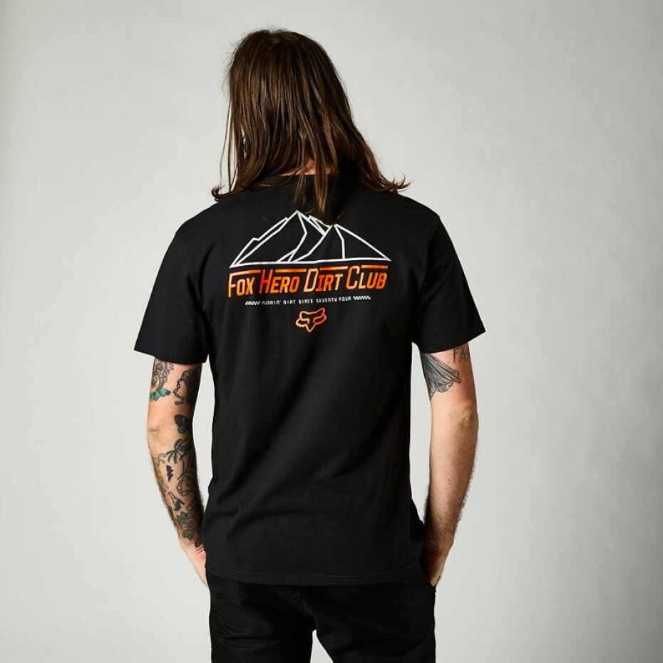 Fox pánské tričko Hero Dirt Premium s krátkým rukávem Black - main (2)