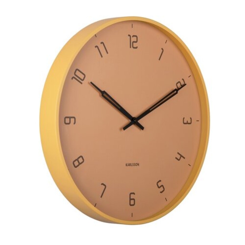 Karlsson 5950YE designové nástěnné hodiny 40 cm - main (2)