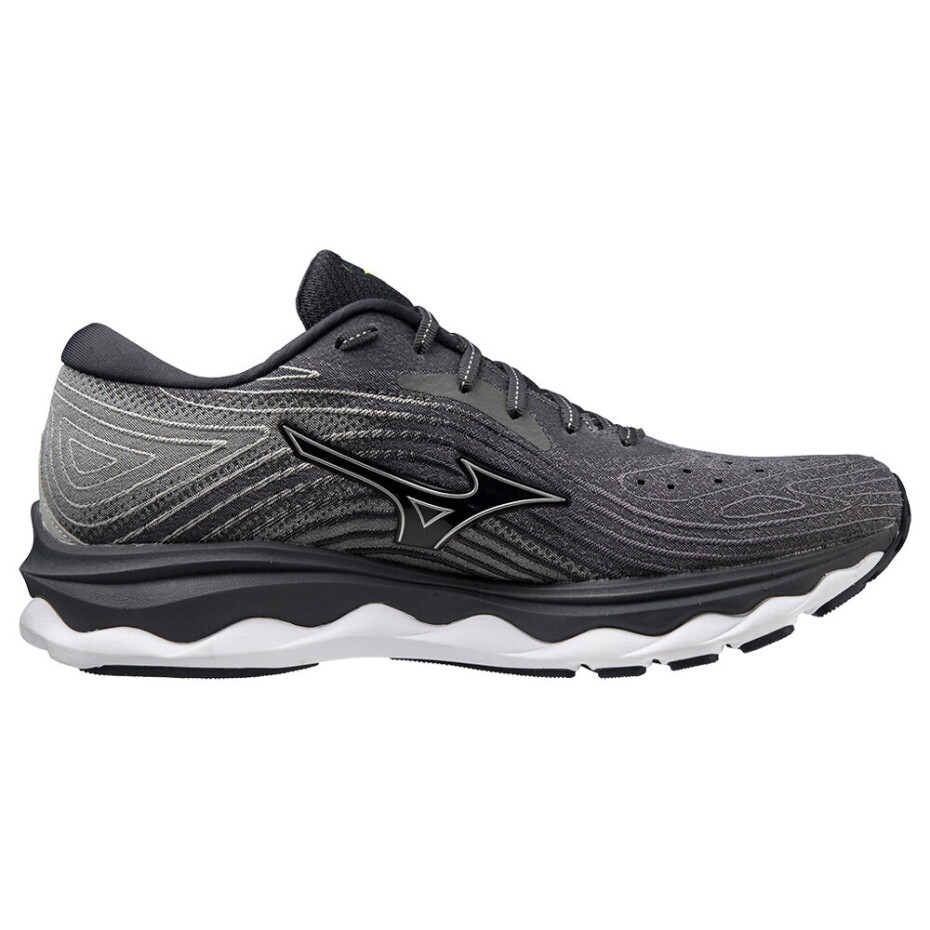 Pánská běžecká obuv Mizuno  Wave Sky 6 Quiet Shade/Silver/Neo Lime  UK 14 - main (6)