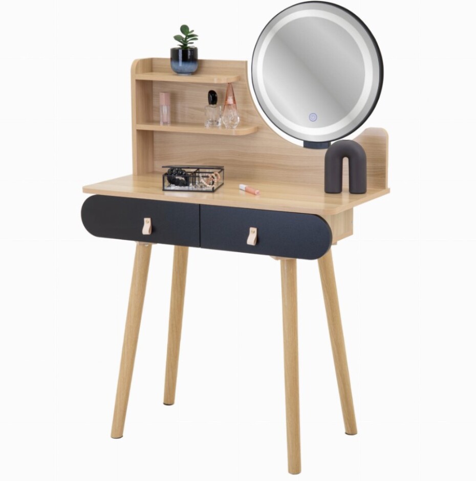 ArtJum Toaletní stolek SCANDI černá | CM-324336 - main (5)