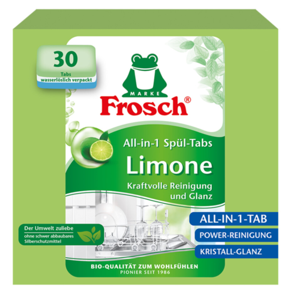 Frosch EKO Tablety do myčky vše v 1 Citron, 30 tablet - main (0)