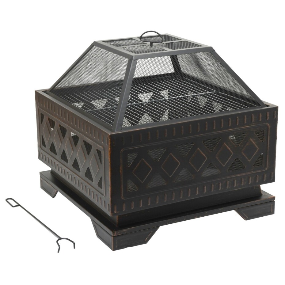 Cattara 13009 Ohniště s poklopem Square, 63,5 x 63,5 x 62 cm - main (0)