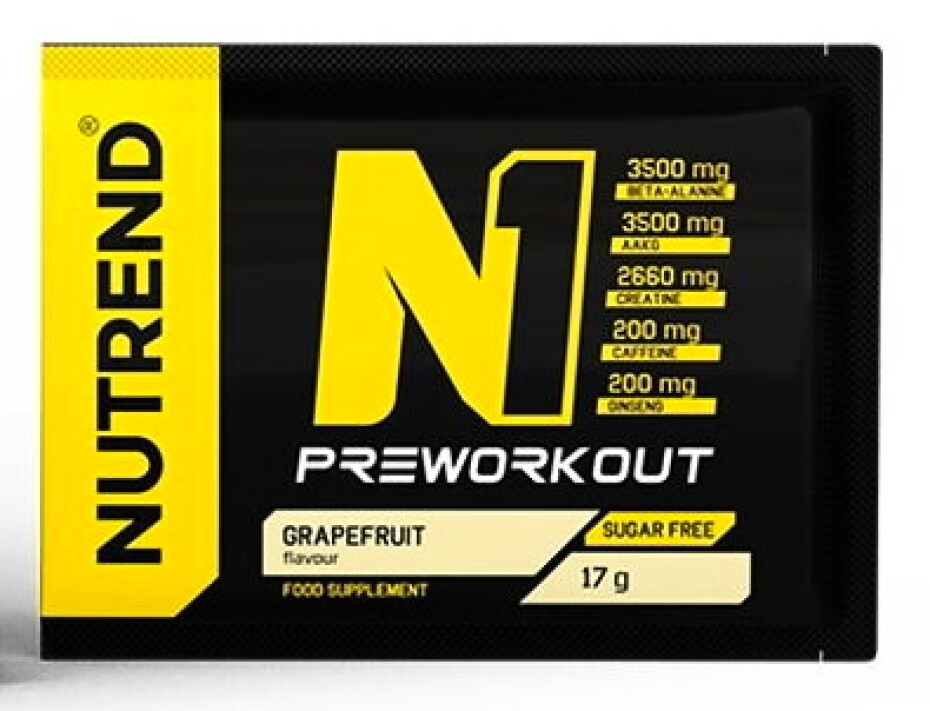 Nutrend N1 Pre-Workout 17 g citrus - main (3)