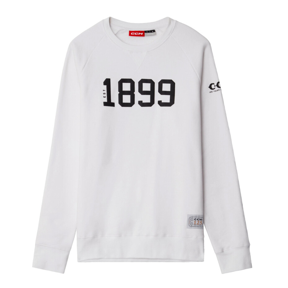 Pánská mikina CCM 125 Anniversary Fleece Crew White L - main (0)
