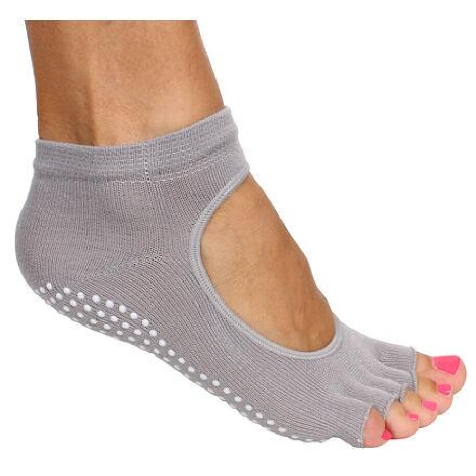 Merco Grippy S2 ponožky na jógu, bezprsté šedá - main (0)