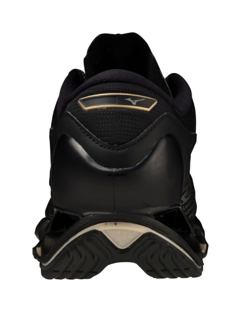 Dámská běžecká obuv Mizuno Wave Prophecy Wave Prophecy 12 Black/GE Gold  UK 4,5 - main (4)