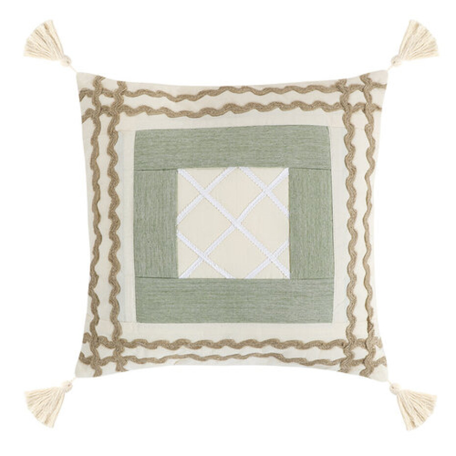 Bellatex Povlak na polštářek Peru zelená, 40 x 40 cm - main (0)