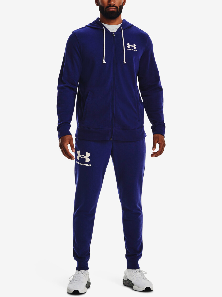 Pánská mikina Under Armour  Rival Terry LC FZ-BLU S - main (1)