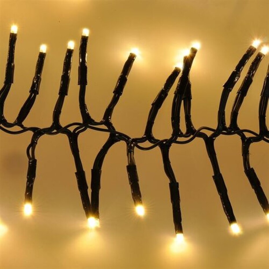 Solight 1V11-WW Vánoční LED řetěz s dálkovým ovládáním Cluster 576 LED, teplá bílá, 5 m - main (4)
