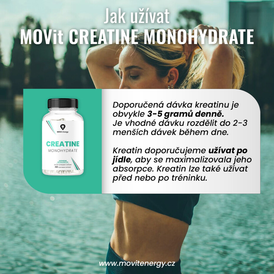 MOVit Creatine Monohydrate 150 kapslí - main (2)