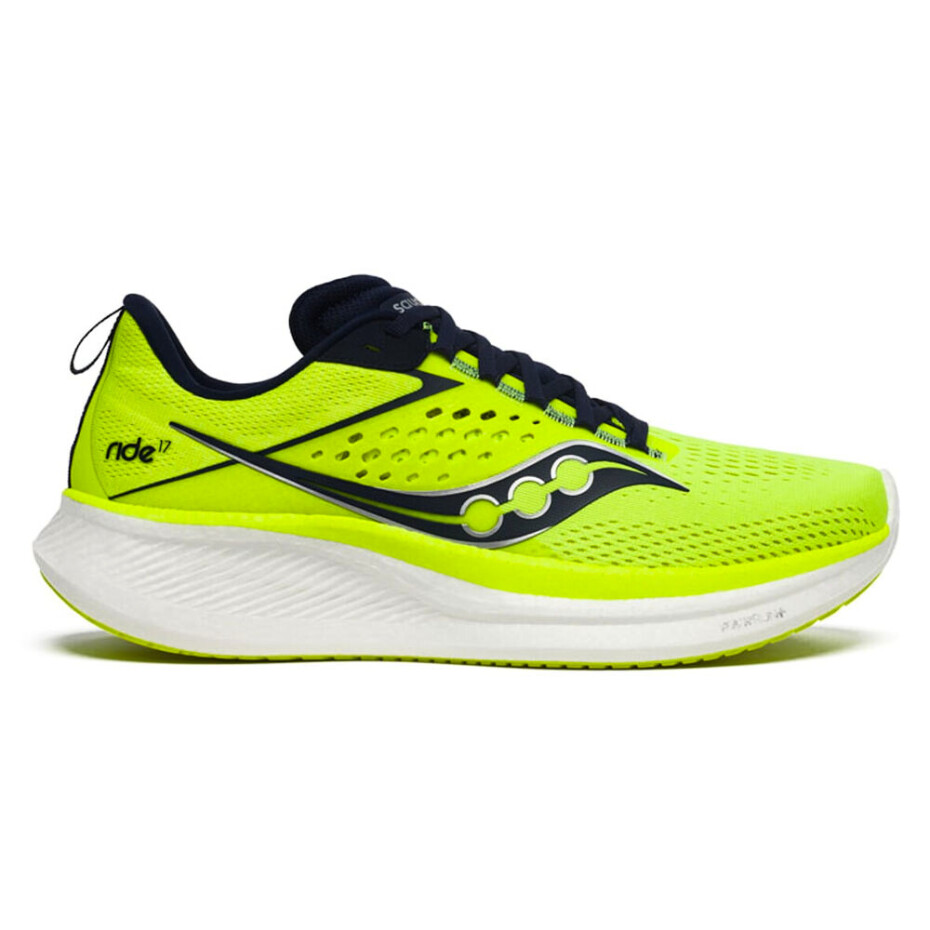 Pánská běžecká obuv Saucony Ride 17 Citron/Navy  UK 9,5 - main (0)