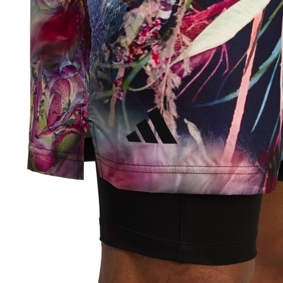 Pánské šortky adidas  Melbourne Ergo Tennis Graphic Shorts Multicolor/Black XXL - main (7)