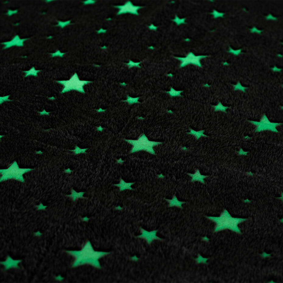 4Home Deka Soft Dreams Stars svíticí šedá, 150 x 200 cm - main (4)