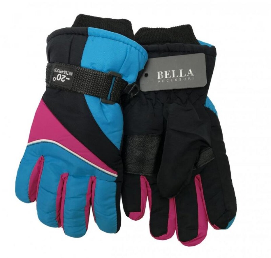 Dětské zimní rukavice Bella Accessori 9009-8 modrá - main (0)