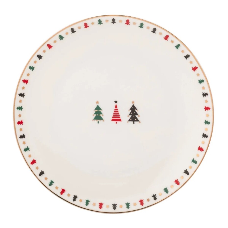 Altom Porcelánový dezertní talíř Modern Tree 20 cm - main (0)