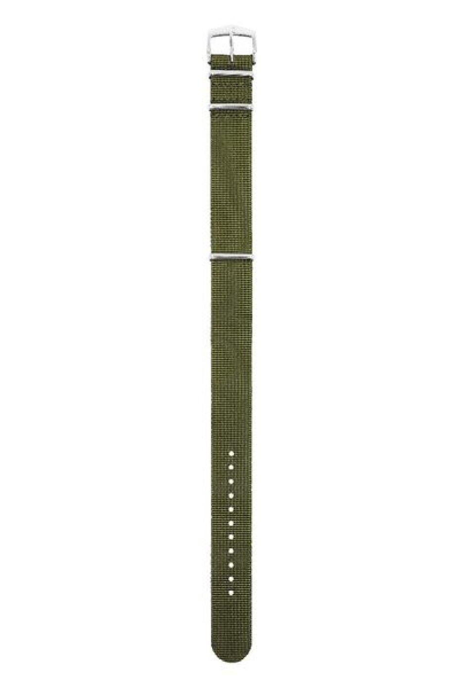 Řemínek Hirsch NATO Rush Recycle - zelený - 22 mm - XL - Prodloužená délka - main (4)