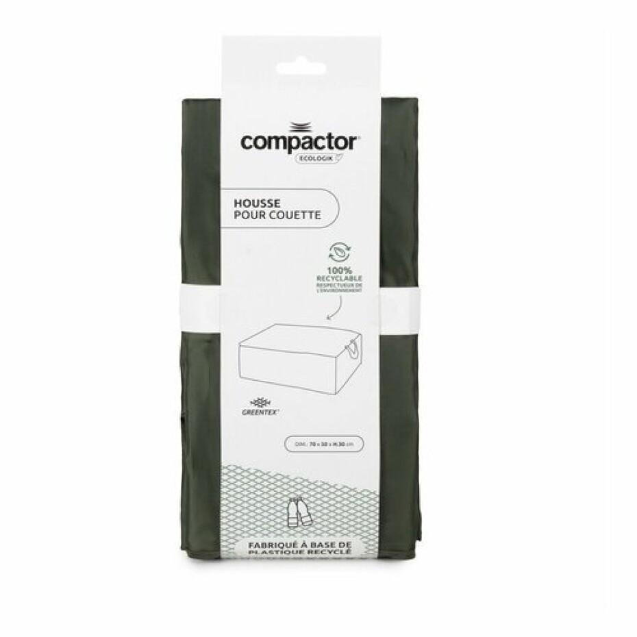 Compactor Úložný box na peřinu a textil GreenTex, 50 x 70 x 30 cm, zelená - main (8)