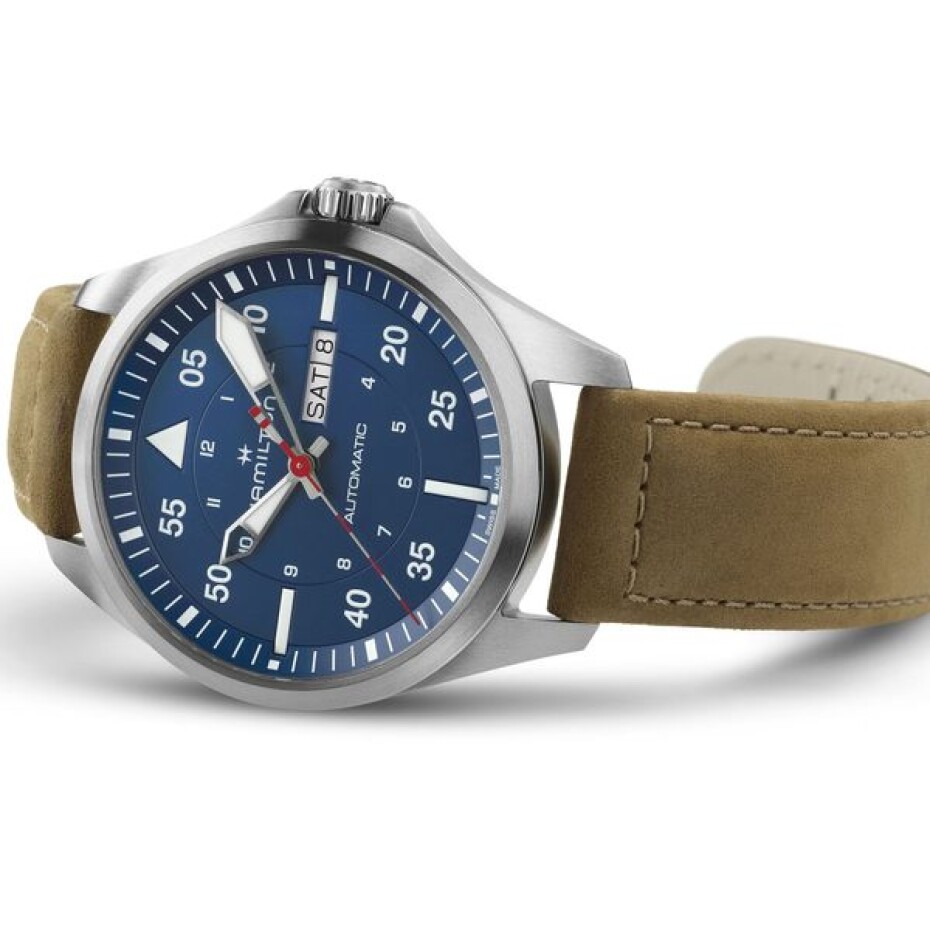 Hamilton Khaki Aviation Pilot Day Date Auto - Air Glaciers Edition H64655941 - main (7)